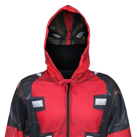 deadpool hoodie with mask